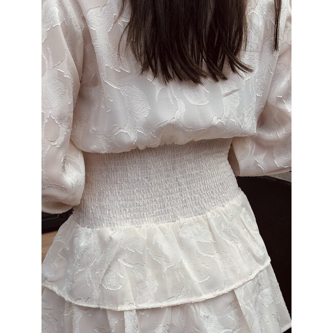 Julia dress offwhite