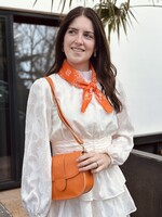 Marjolein shawl orange