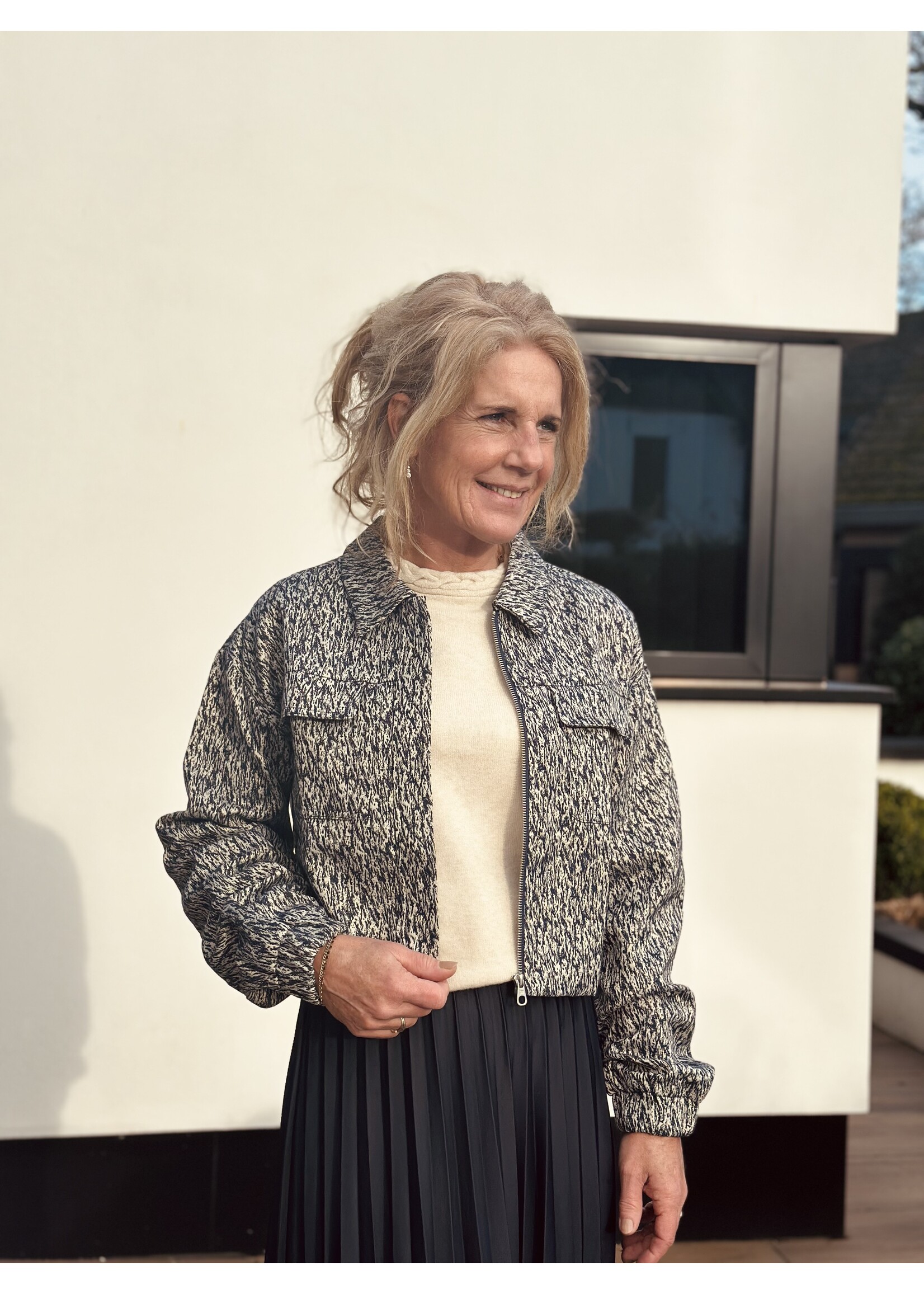 Lofty Manner Lofty Manner Eleanor jacket navy blue