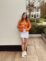 Sisters Point Sisters Point Arinda denim skirt white