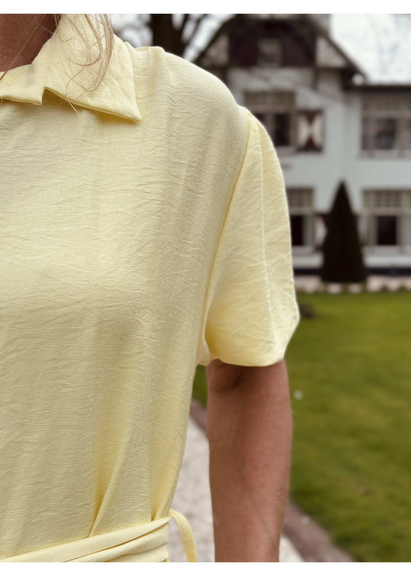 Rieneke long blouse dress yellow