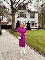 Rieneke long blouse dress fuchsia