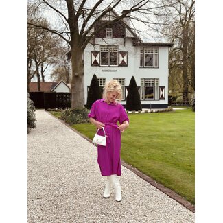 Rieneke long blouse dress fuchsia