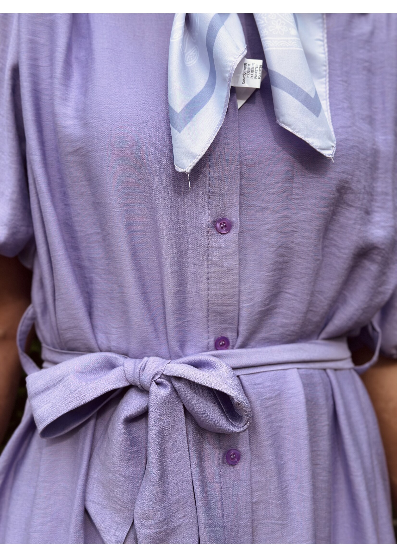 Rieneke long blouse dress purple