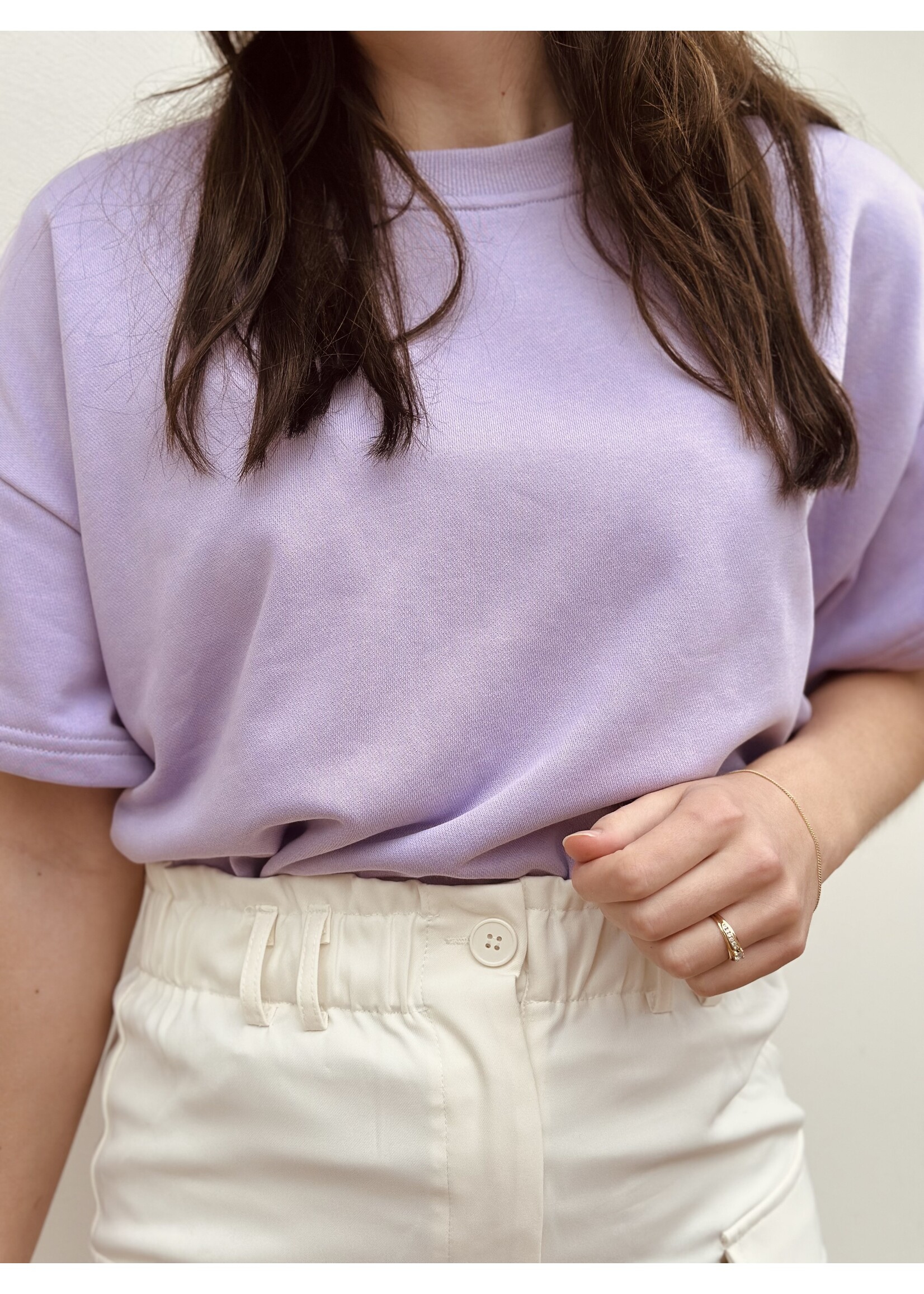 Oriana T-shirt purple One Size