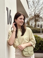 Jadeleen t-shirt stripes green/beige One Size