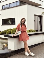 Manina dress brique One Size