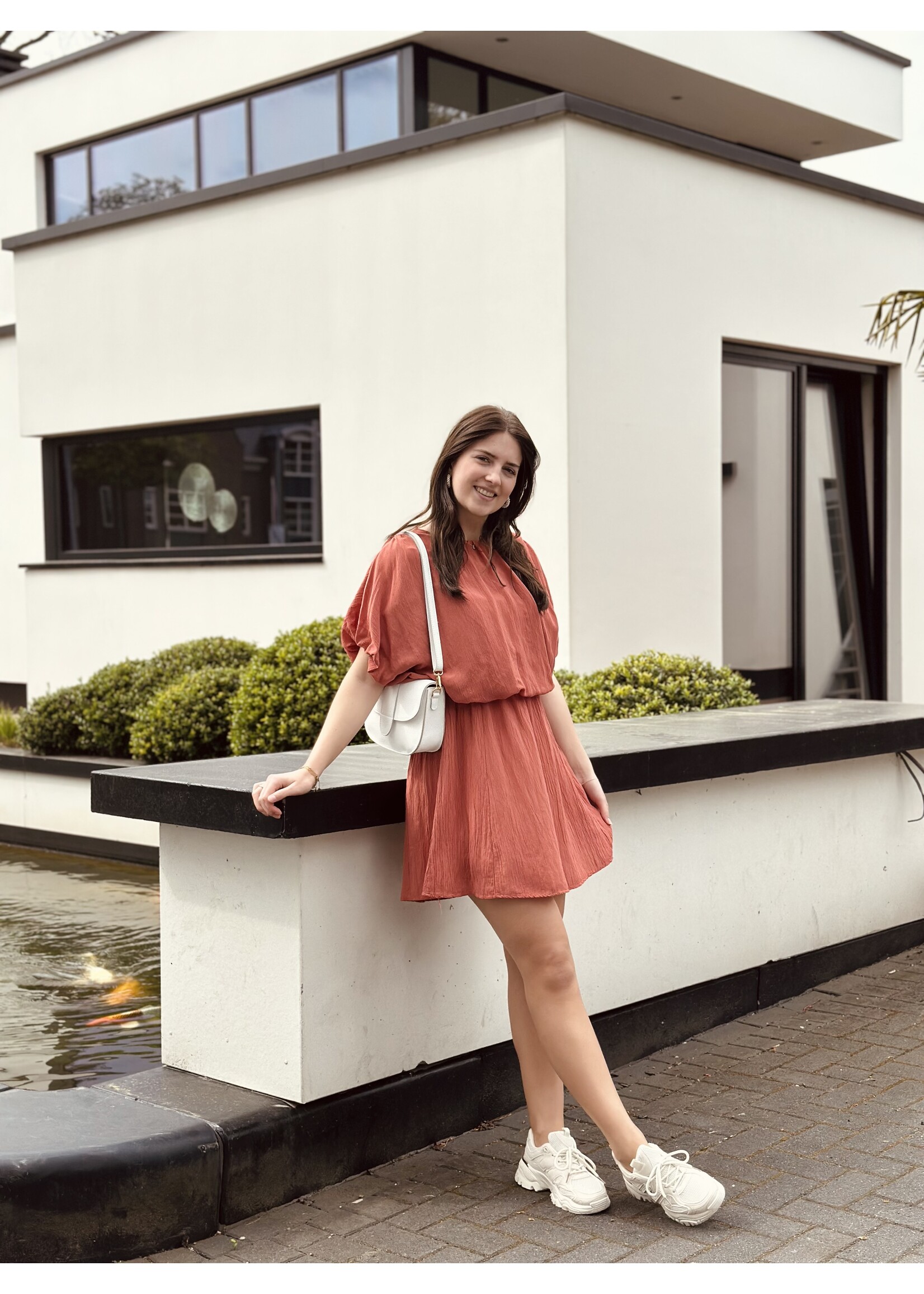 Manina dress brique One Size