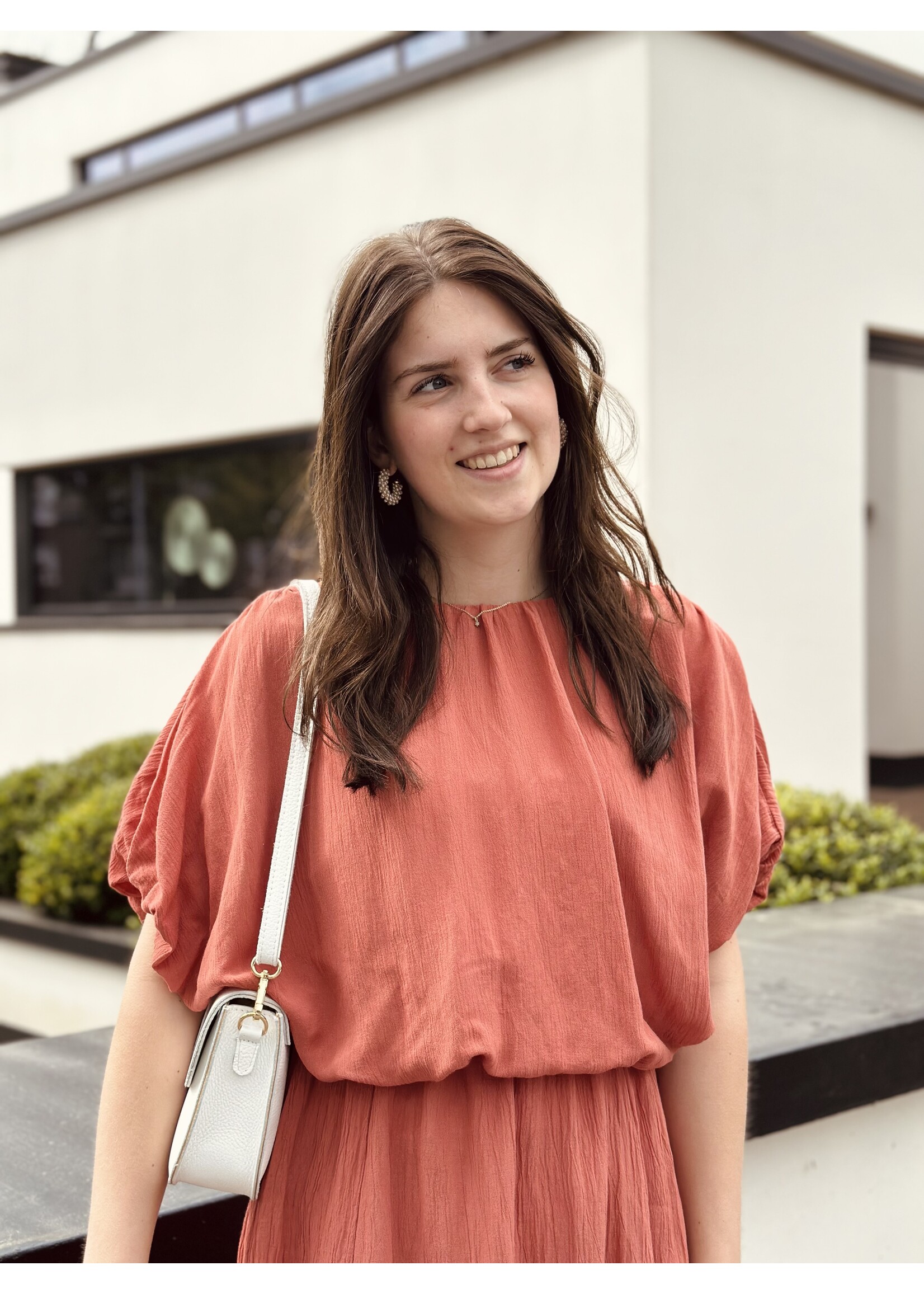 Manina dress brique One Size