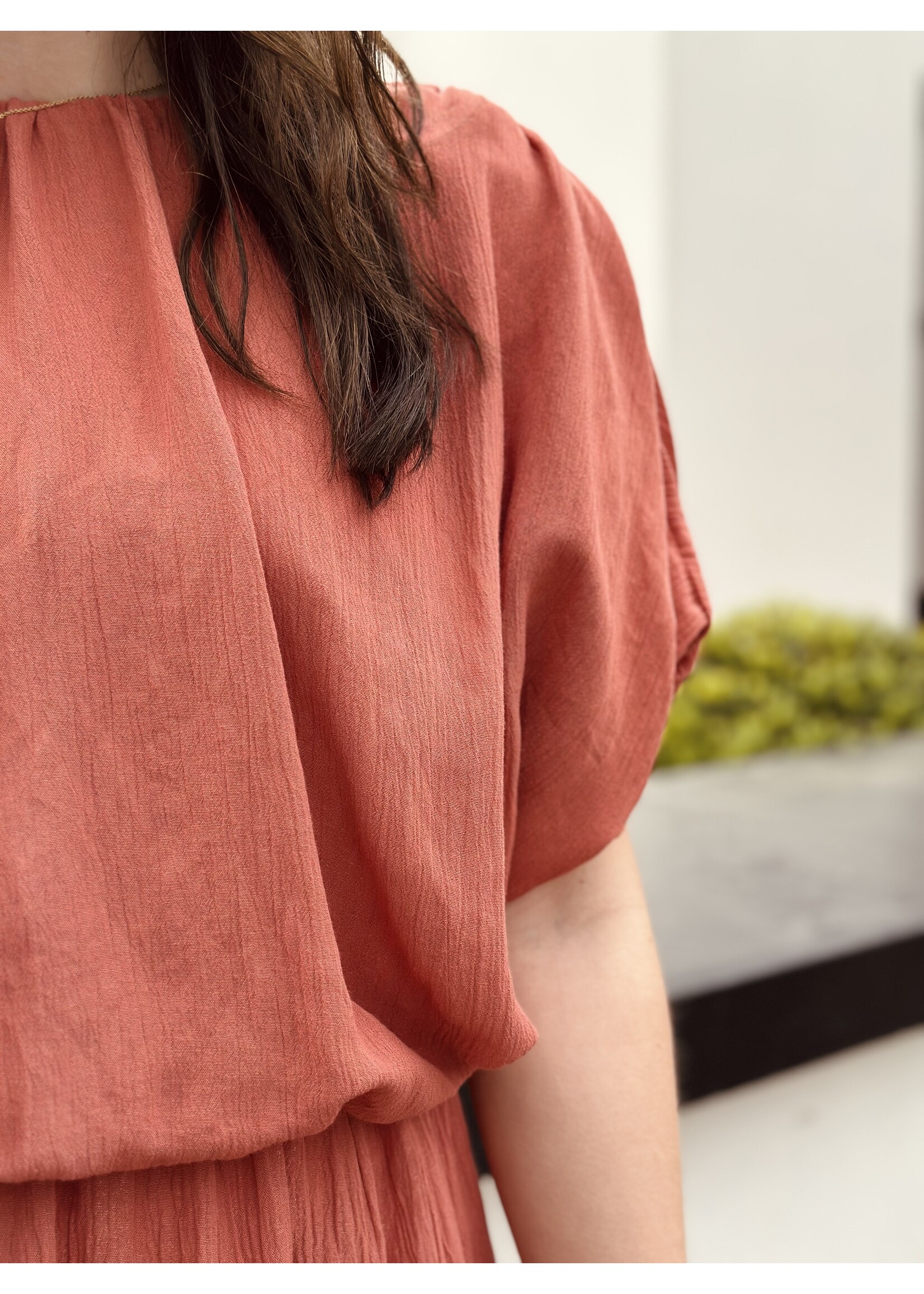 Manina dress brique One Size