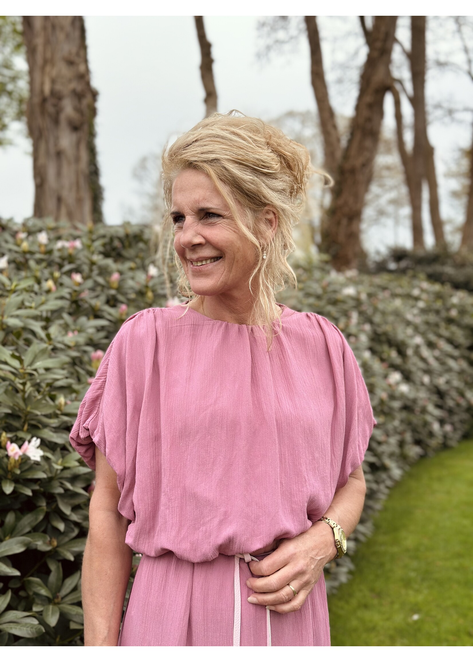 Manina long dress pink One Size