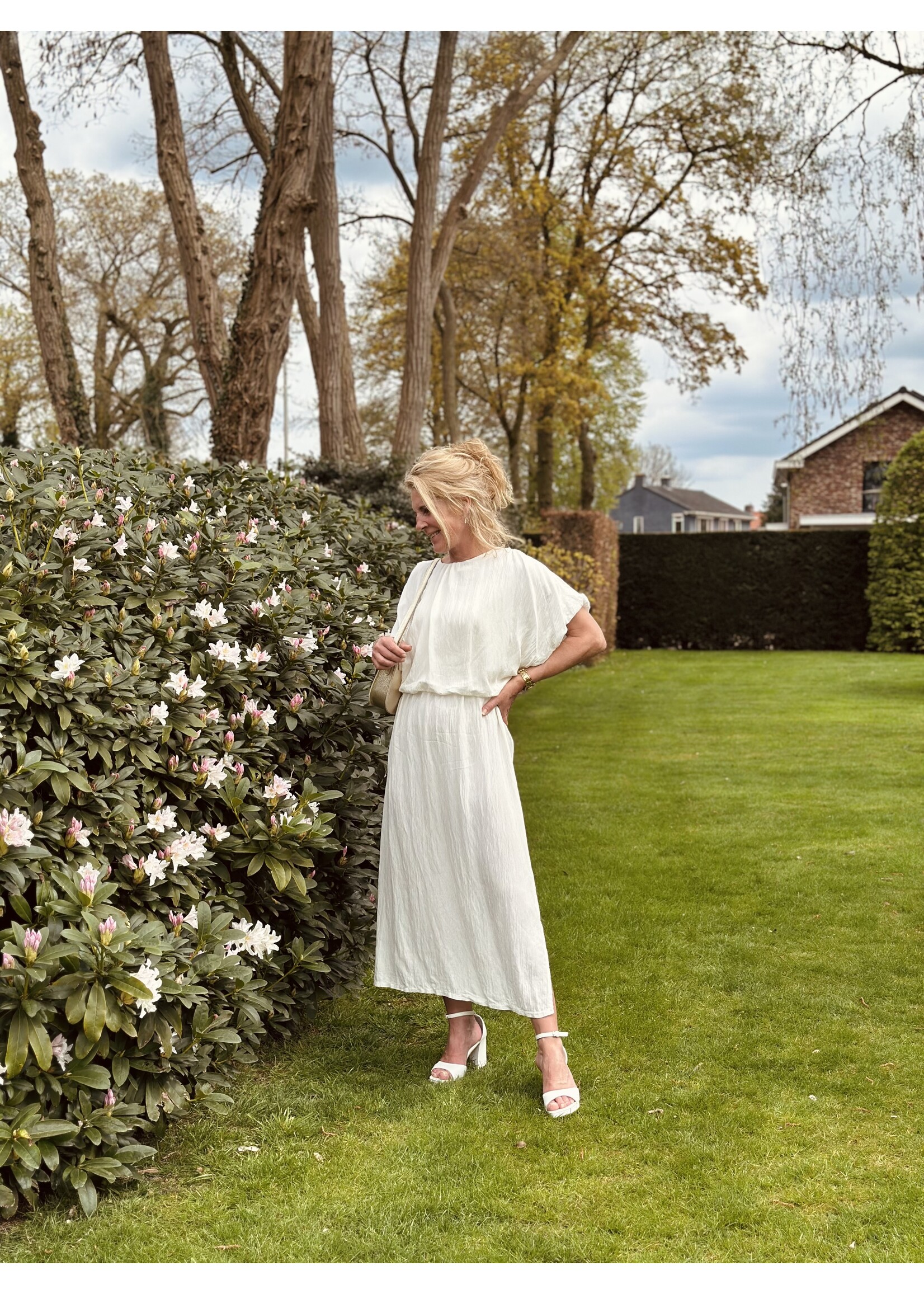 Manina long dress beige One Size