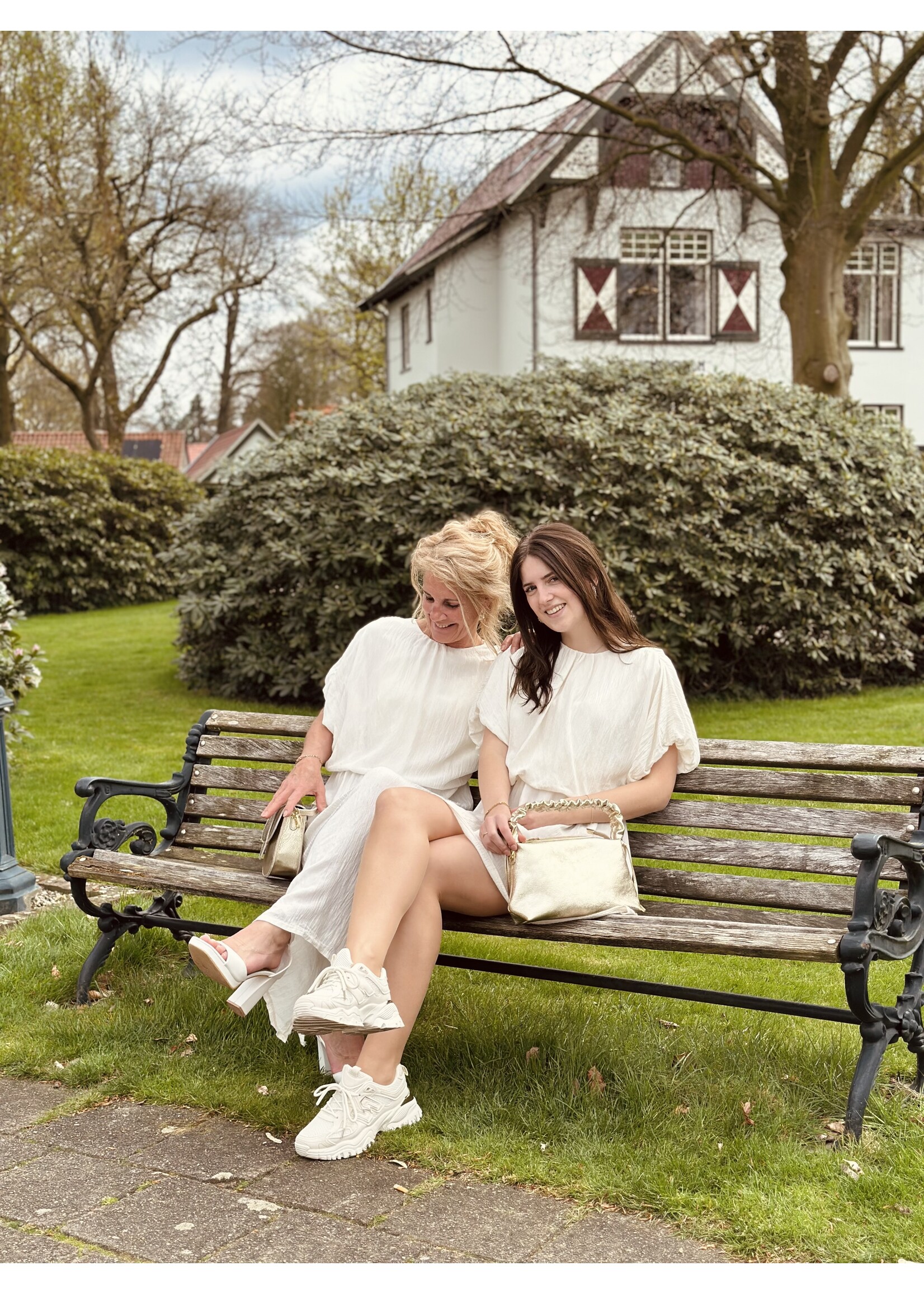 Manina long dress beige One Size