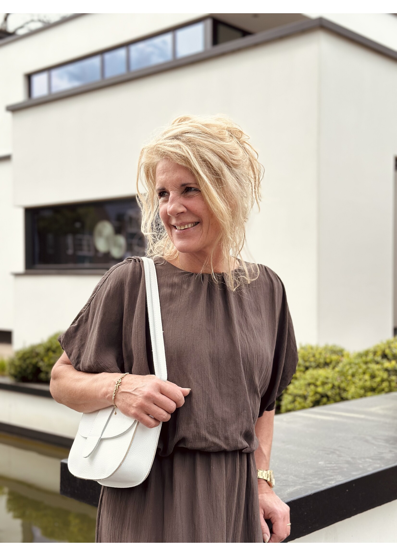 Manina long dress brown One Size