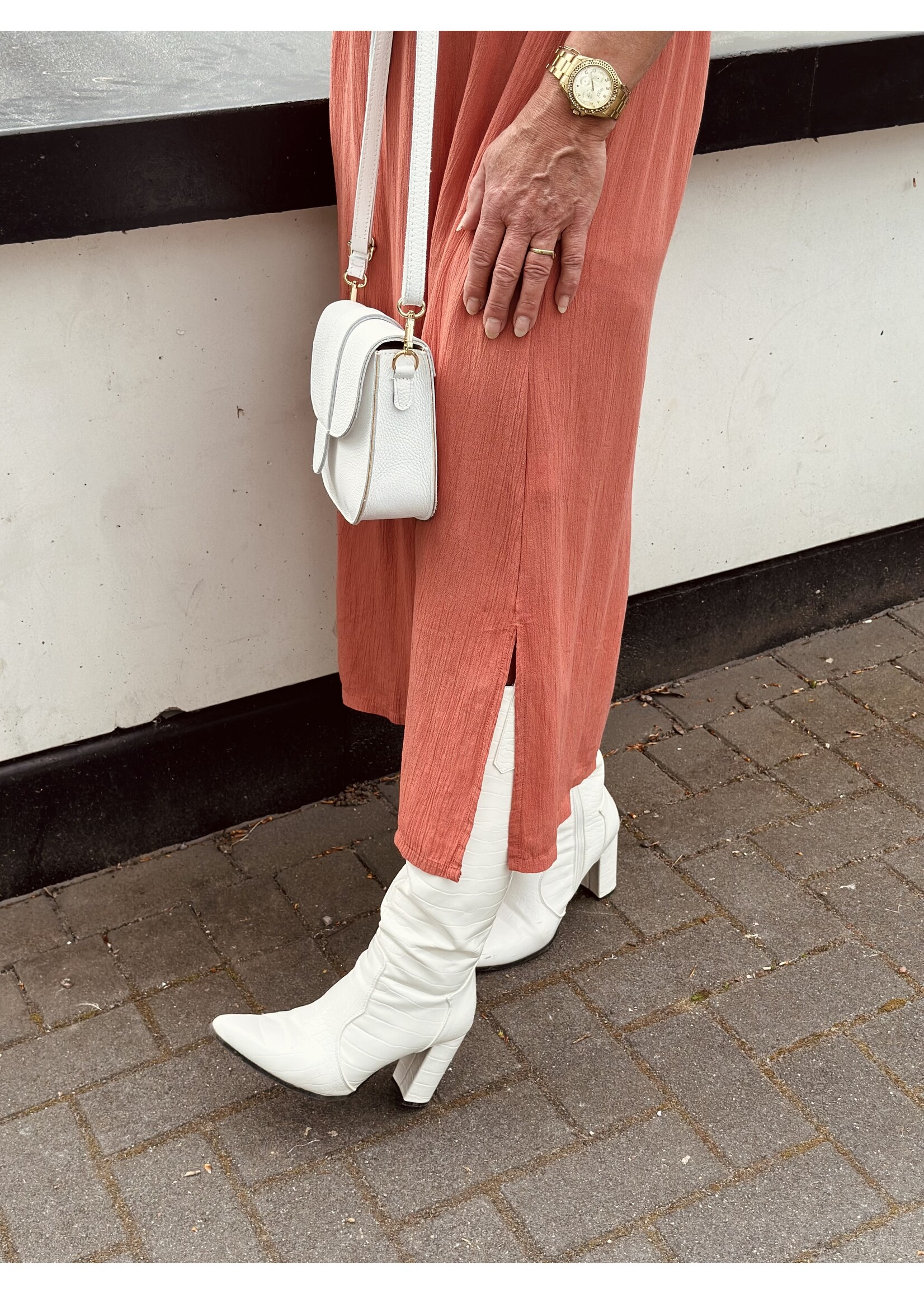 Manina long dress brique One Size