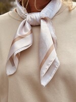 Bibi shawl beige/offwhite print One Size