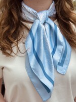 Bibi shawl blue/white print One Size