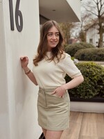 Joliena denim skirt green