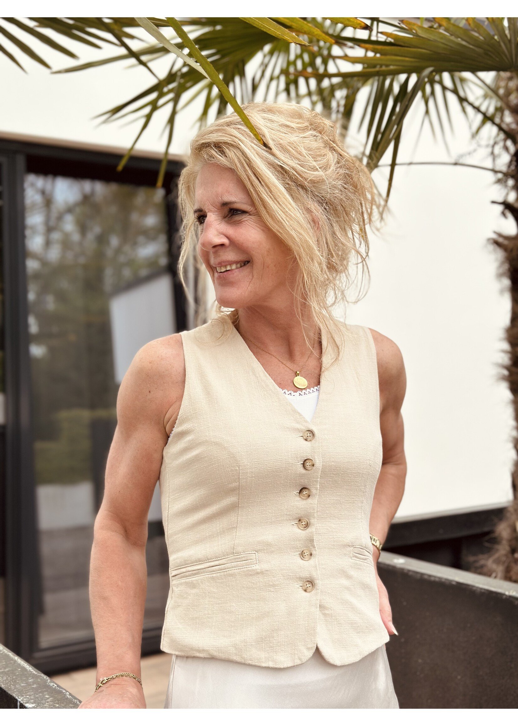 Sisters Point Sisters Point Ilse gilet beige