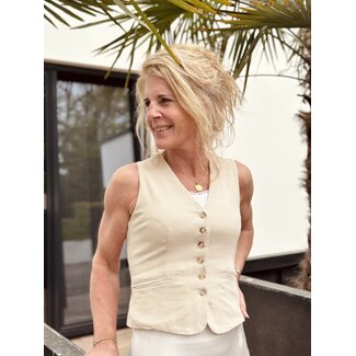 Sisters Point Sisters Point Ilse gilet beige