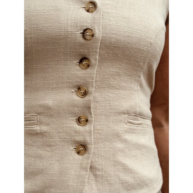 Sisters Point Sisters Point Ilse gilet beige