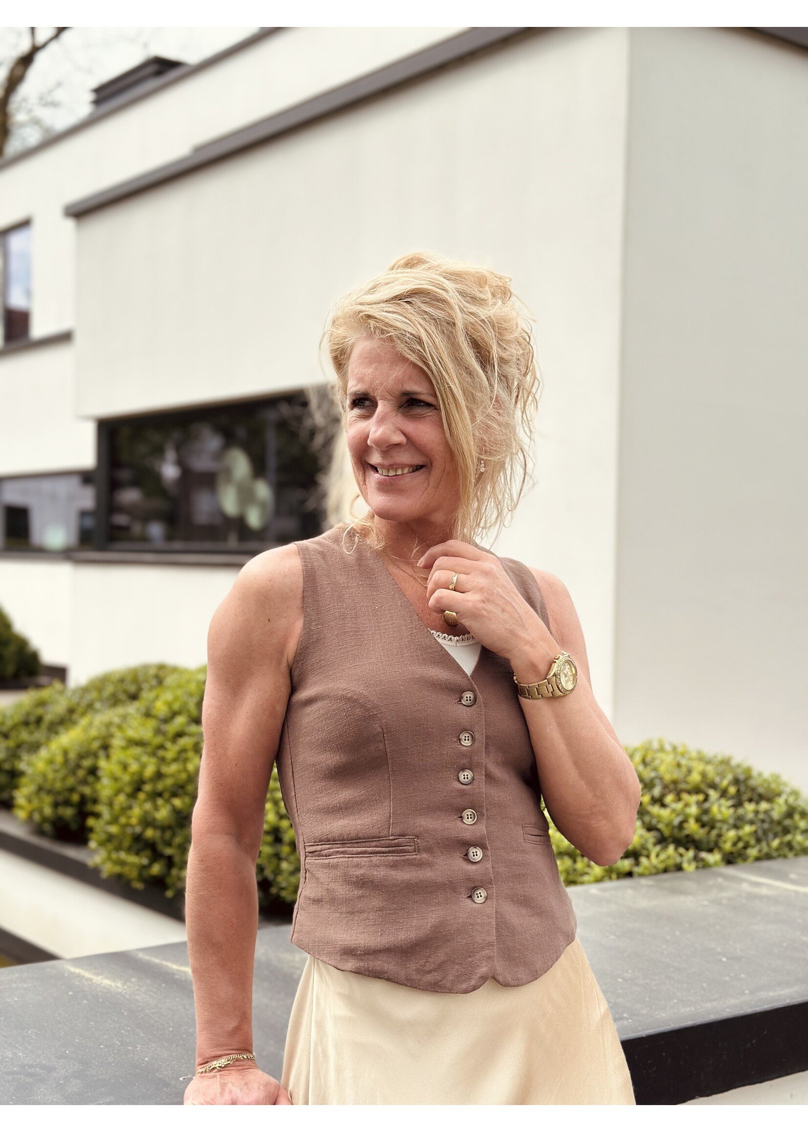 Sisters Point Sisters Point Ilse gilet brown