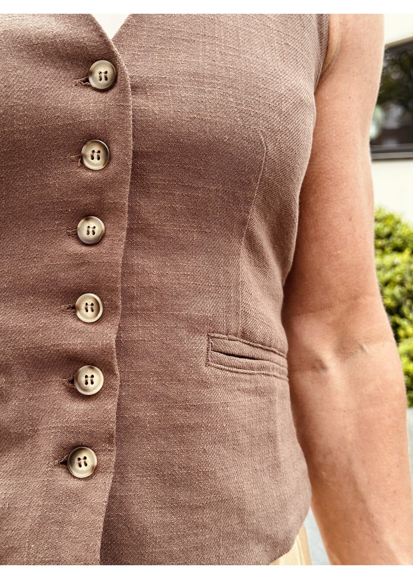 Sisters Point Sisters Point Ilse gilet brown