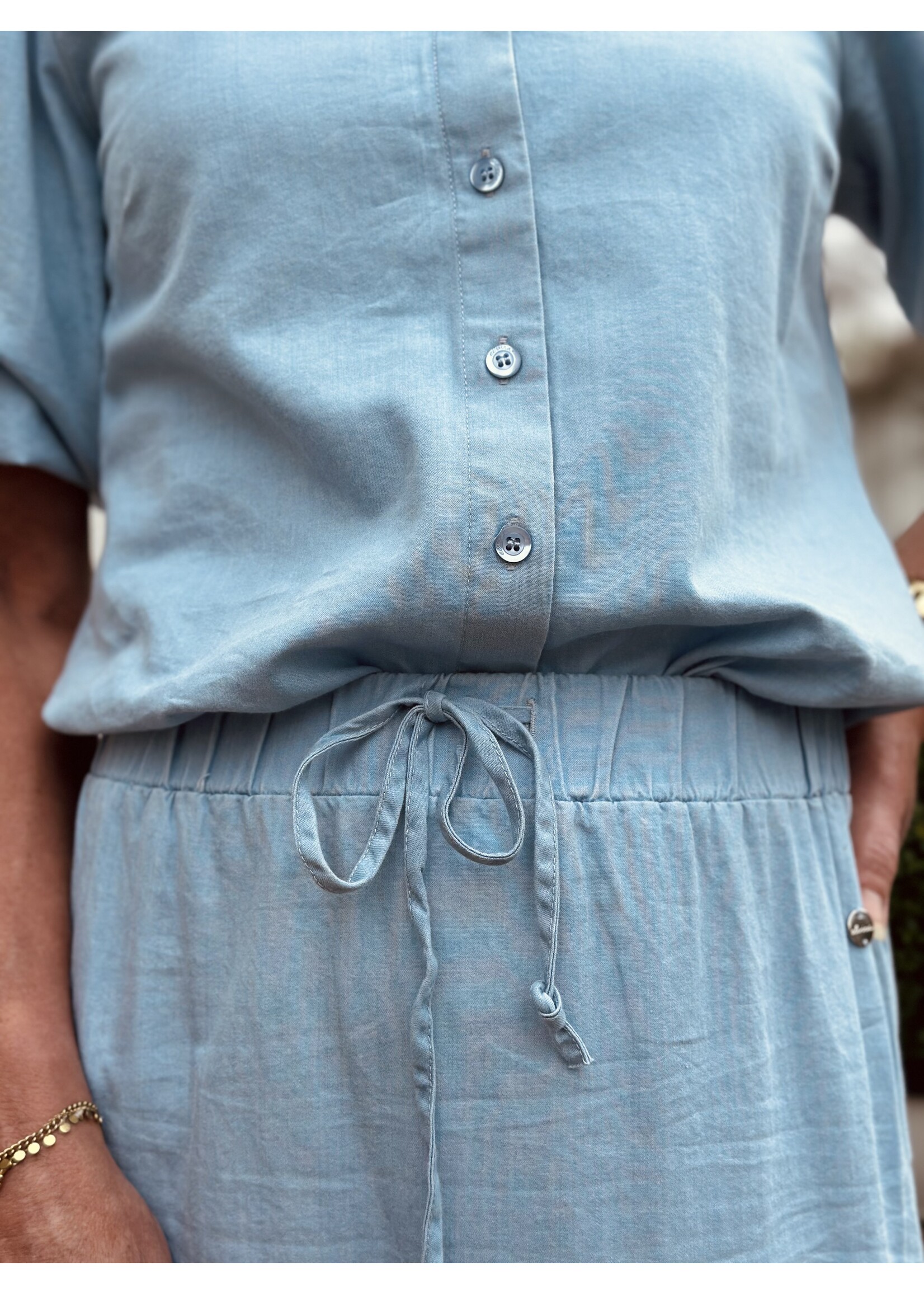 Elvira Elvira Saskia denim skirt light blue