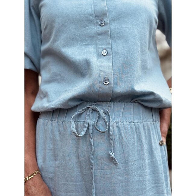 Elvira Elvira Saskia denim skirt light blue