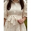 Yrene broderie dress ecru