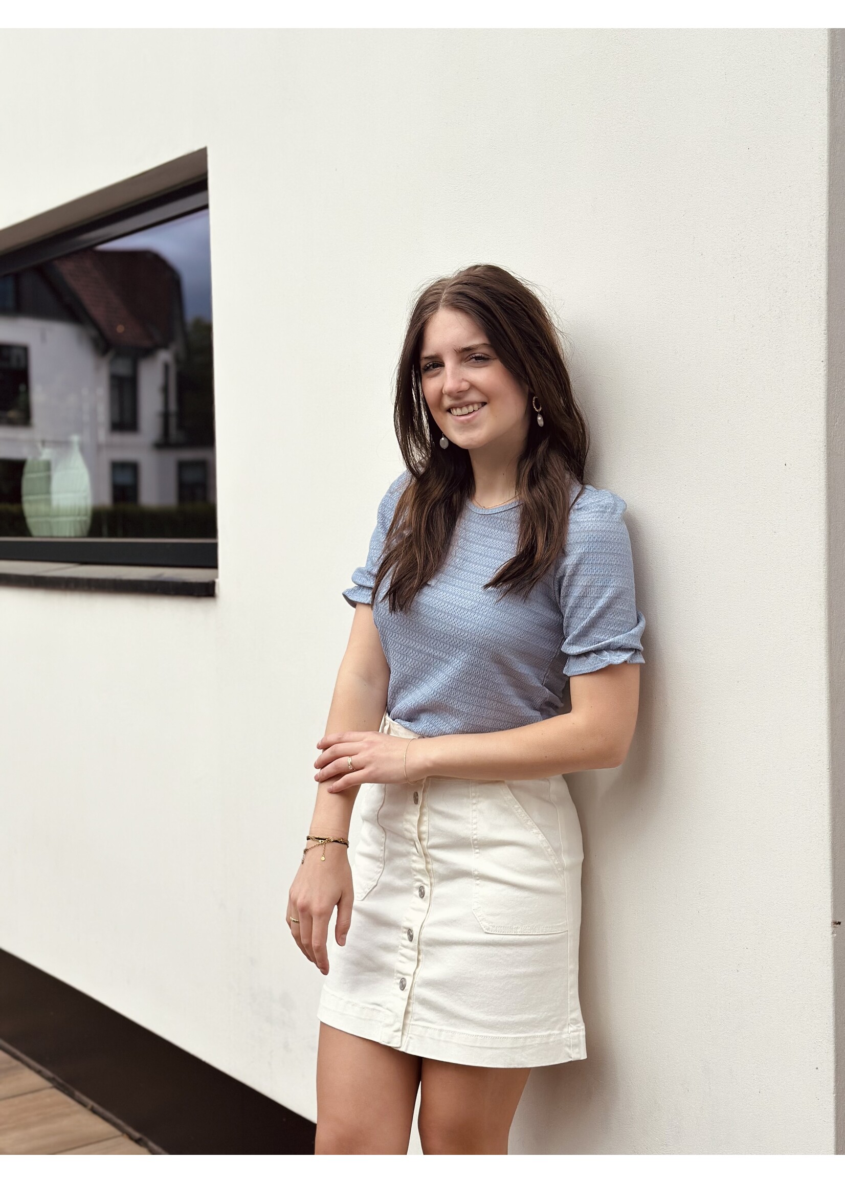 Lofty Manner Lofty Manner Jules top light blue