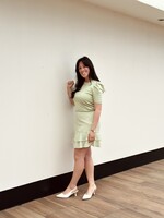 Lofty Manner Lofty Manner Maroa skirt mint green print