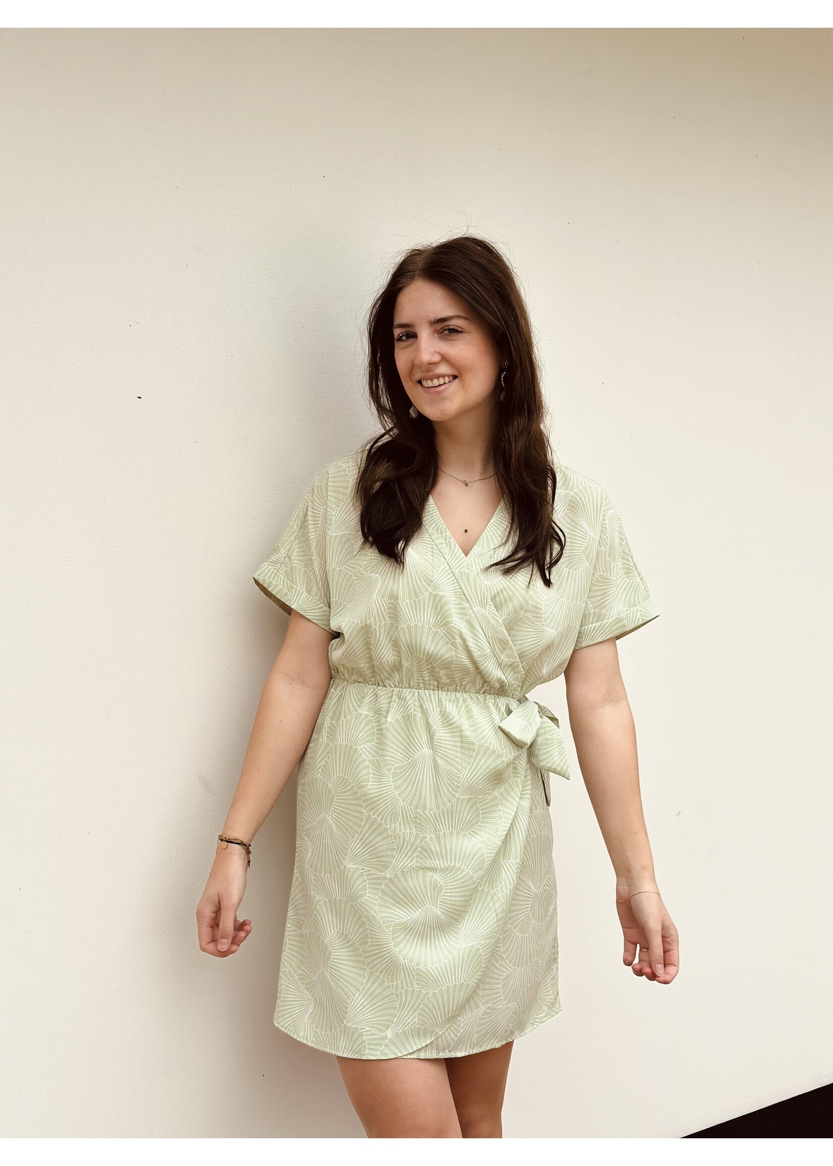 Lofty Manner Lofty Manner Solira dress mintgreen print