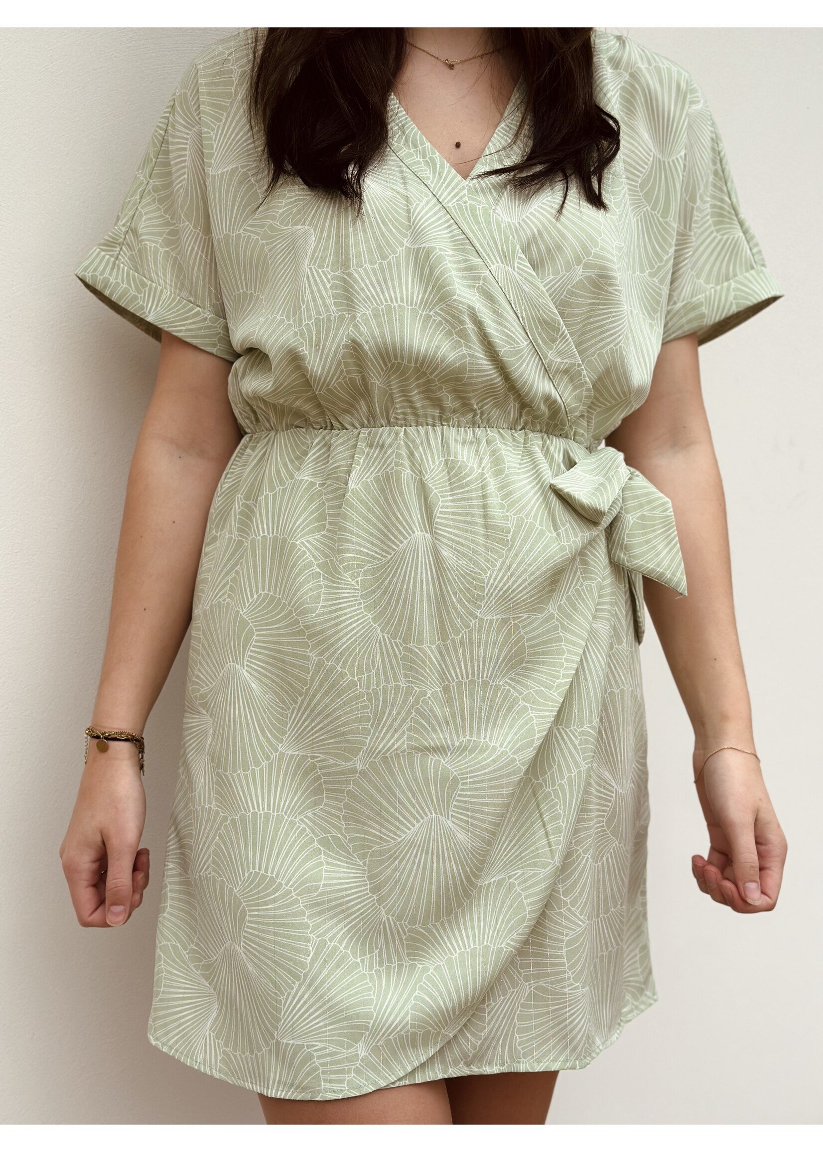 Lofty Manner Lofty Manner Solira dress mintgreen print