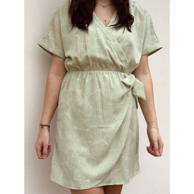 Lofty Manner Lofty Manner Solira dress mintgreen print