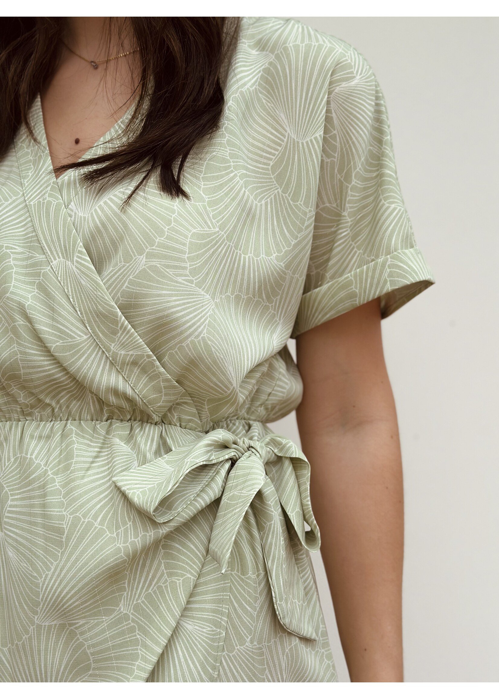 Lofty Manner Lofty Manner Solira dress mintgreen print