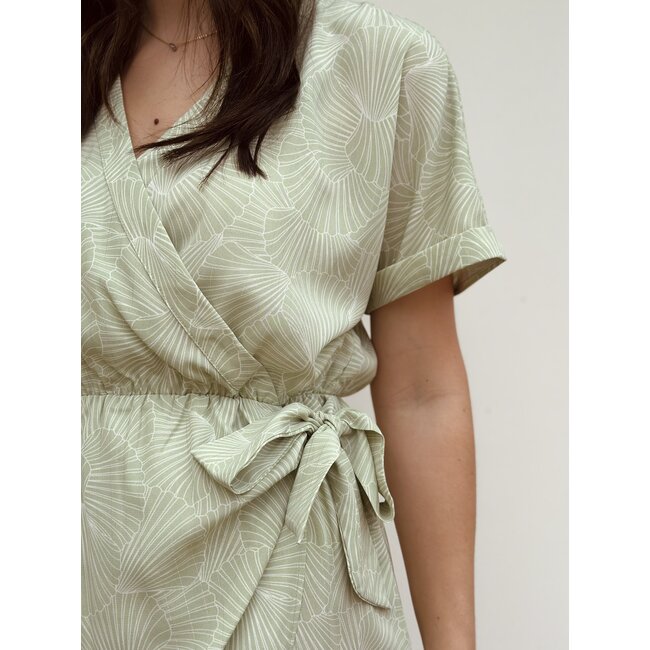 Lofty Manner Lofty Manner Solira dress mintgreen print