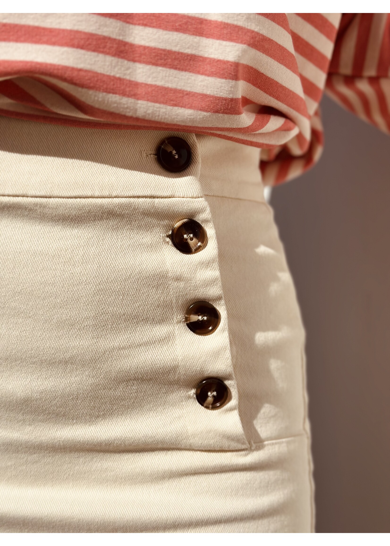 Lizelot denim skirt beige