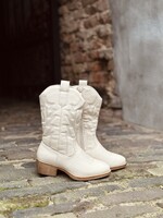 Livia high cowboy boots beige