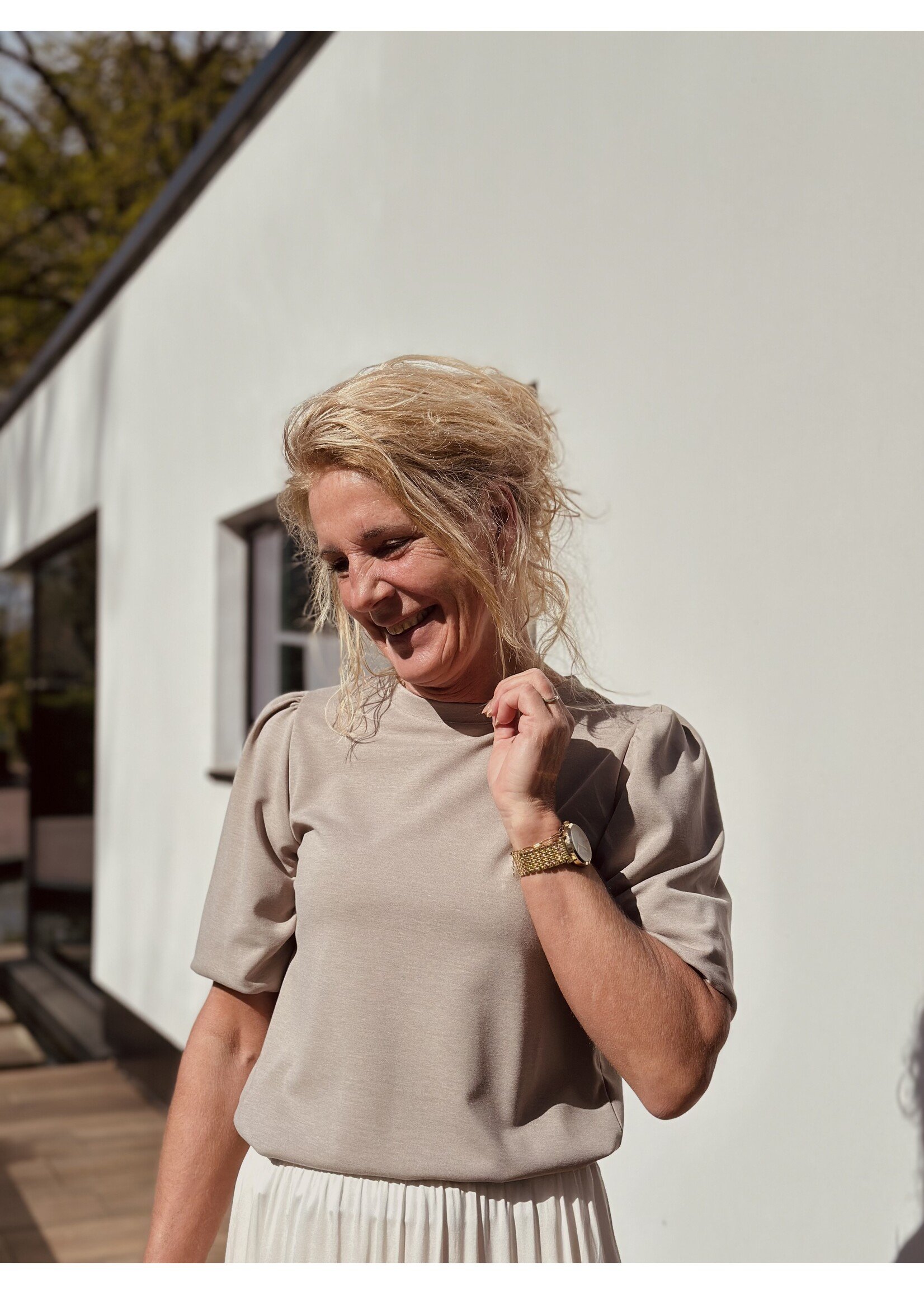 Elvira Elvira Izzy top sand