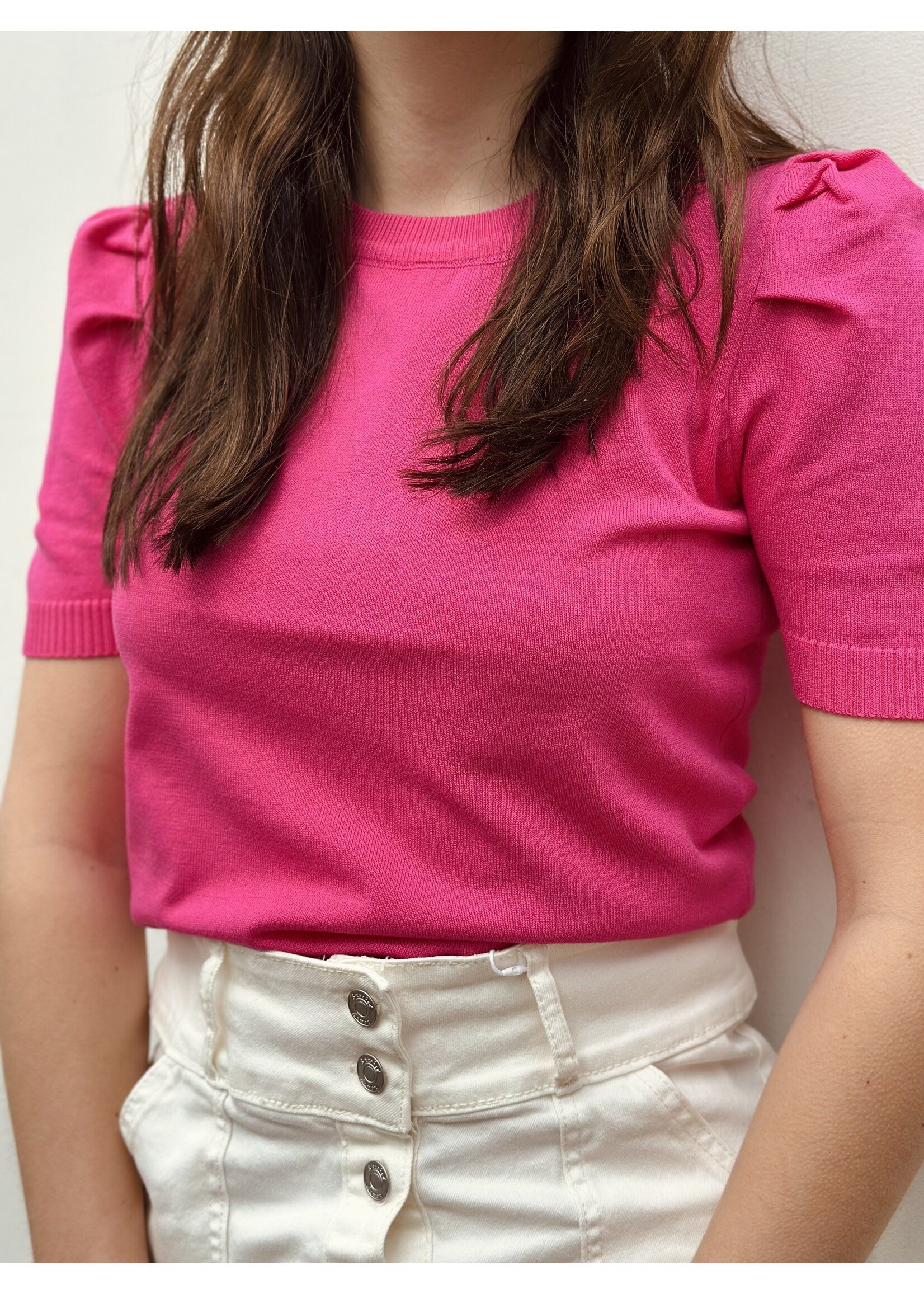 Kailyn top dark pink