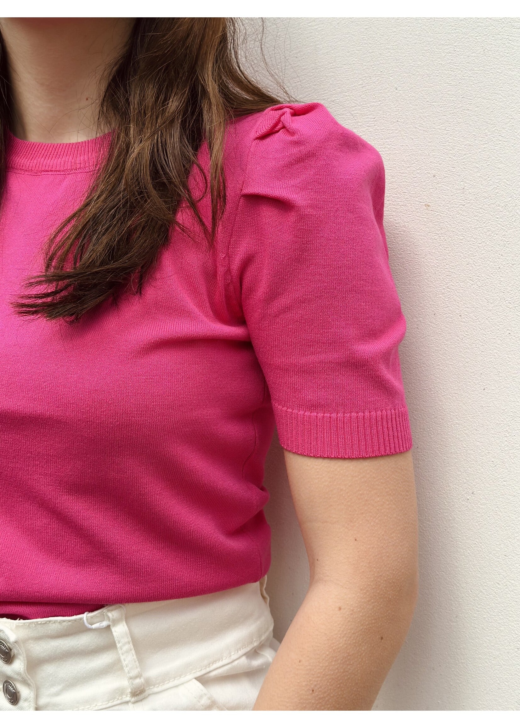 Kailyn top dark pink