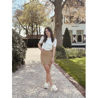 Jenneke skirt denim camel