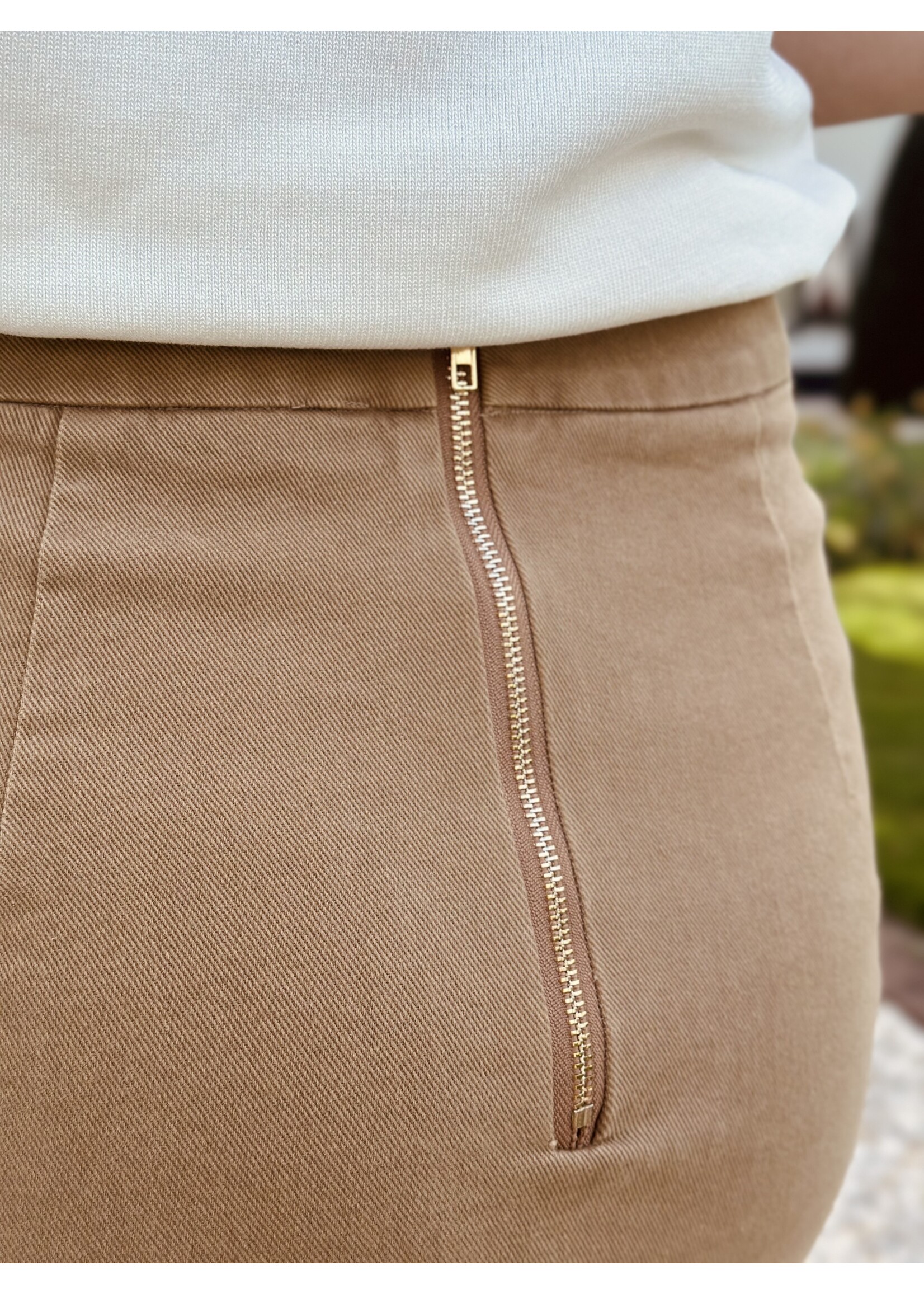 Jenneke skirt denim camel