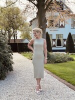 Rozien bodycon dress mint green