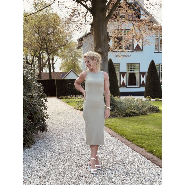Rozien bodycon dress mint green