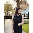 Rozien bodycon dress black