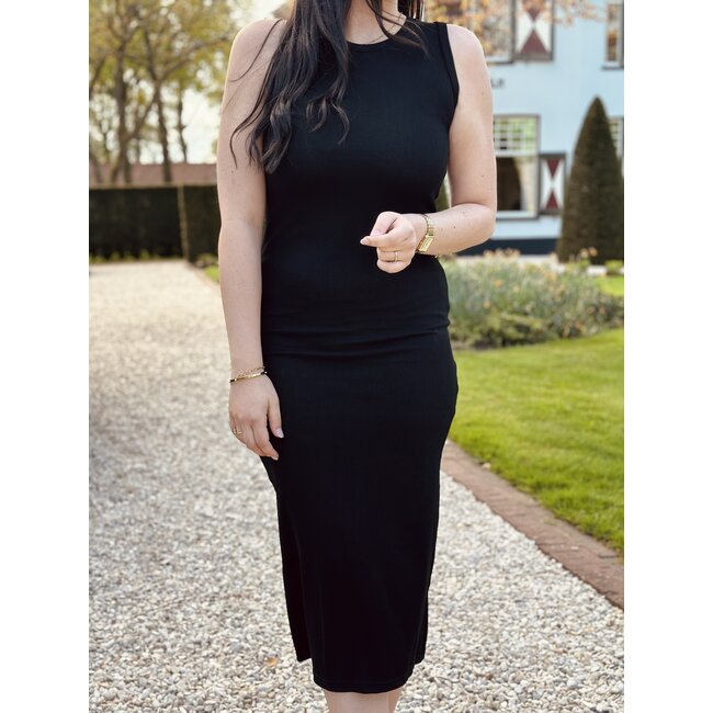 Rozien bodycon dress black