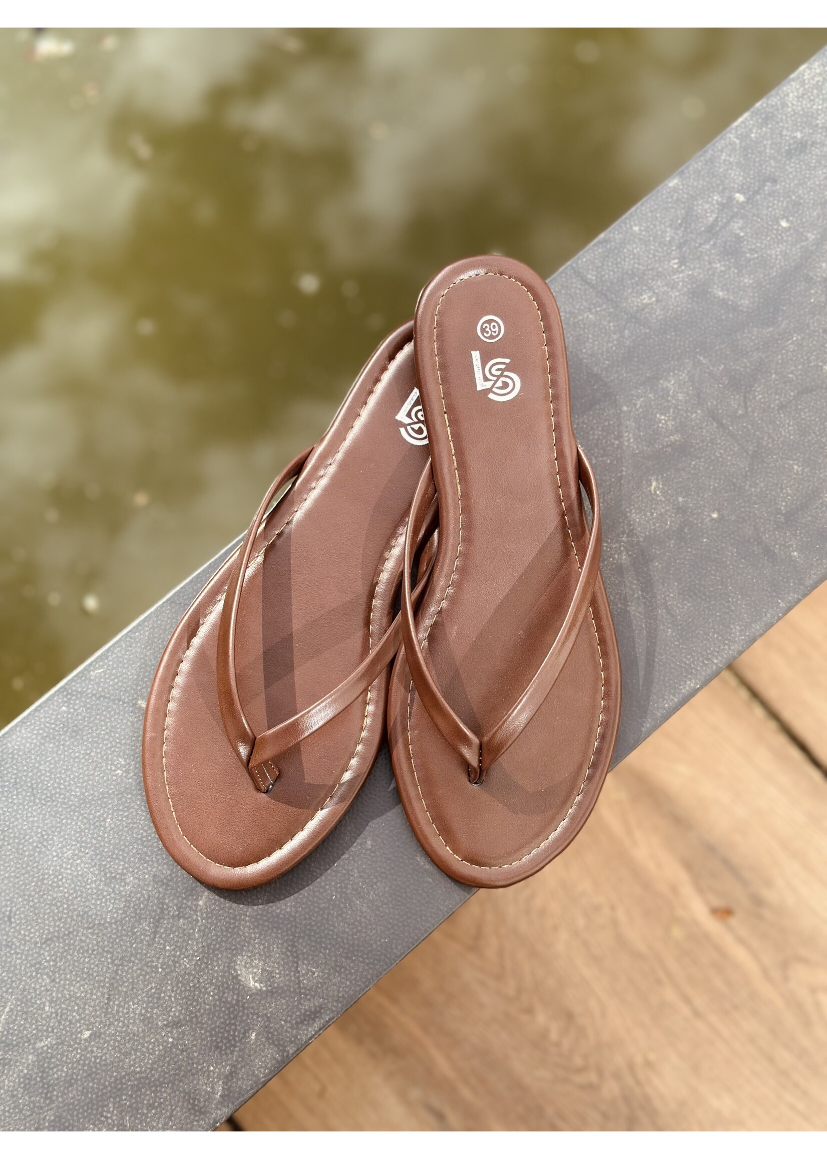 Lina slipper brown