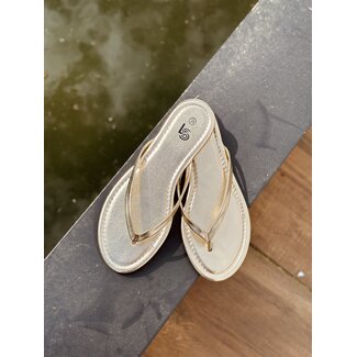 Lina slipper gold